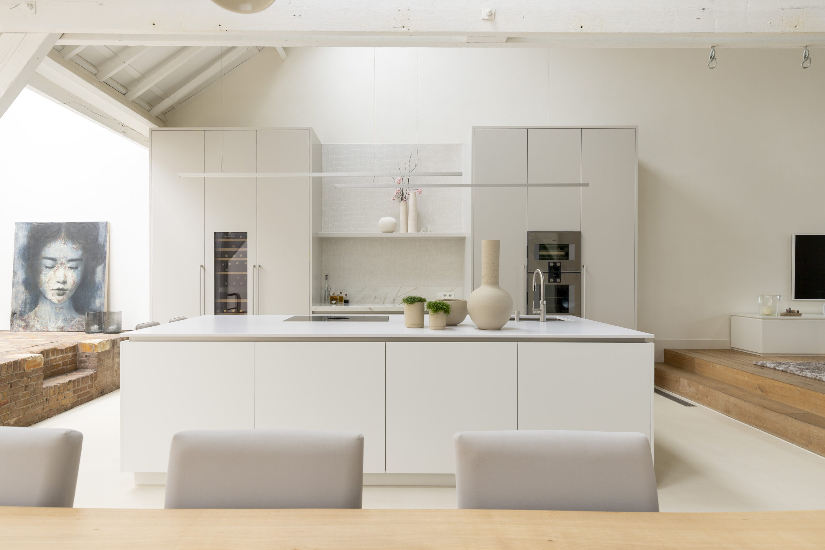 hr - project wageningen - Rhijnart (14) Eigentijdse keuken in een minimalistisch design. Ontwerp Rhijnart Keukens